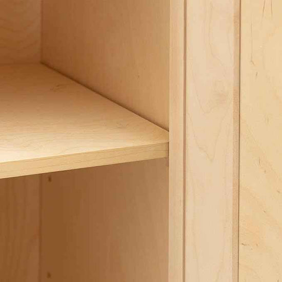 Quicklock RTA (Ready-to-Assemble) 42" Tall Wall Kitchen Cabinets - Shaker Style | 100% Hardwood | Made in America | Soft Close Hardware (Raw Maple, 12" D x 36" W x 42" H)