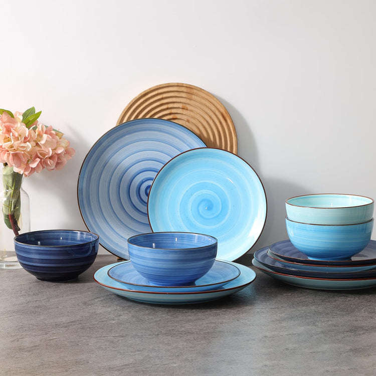 Ceramic Plates and Bowls Set