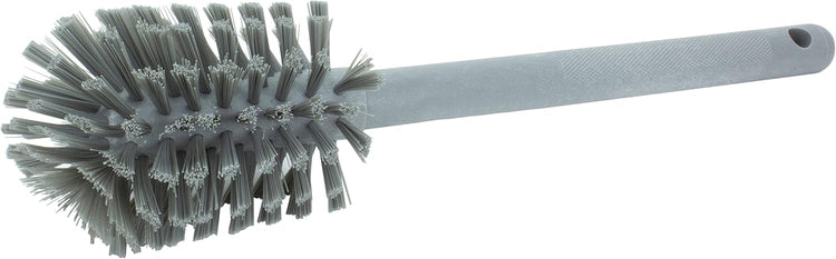 SPARTA Large Water Bottle Brush Ideal for Wide-Mouth Jars, Bottles and Tumblers, Dishwashing Tool with Handle for Home and Commercial Kitchens, Plastic, 12 Inches, Gray