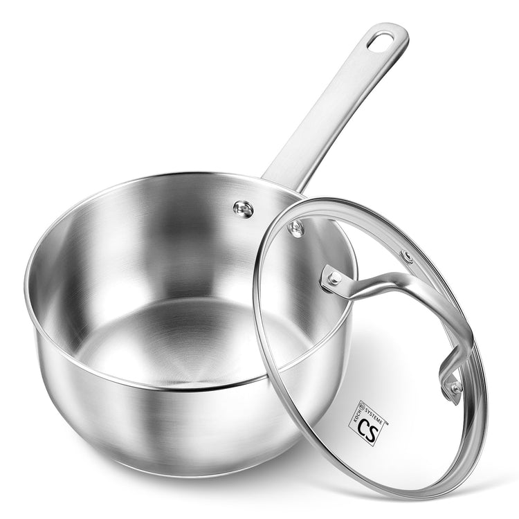 1 Quart Stainless Steel Saucepan