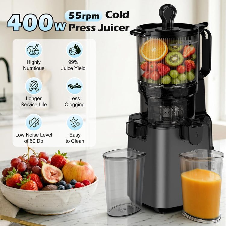 Juicer Machines with 5.8" Large Chute