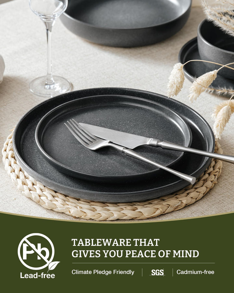 Milkyway 12 Piece Stoneware Dinnerware Set