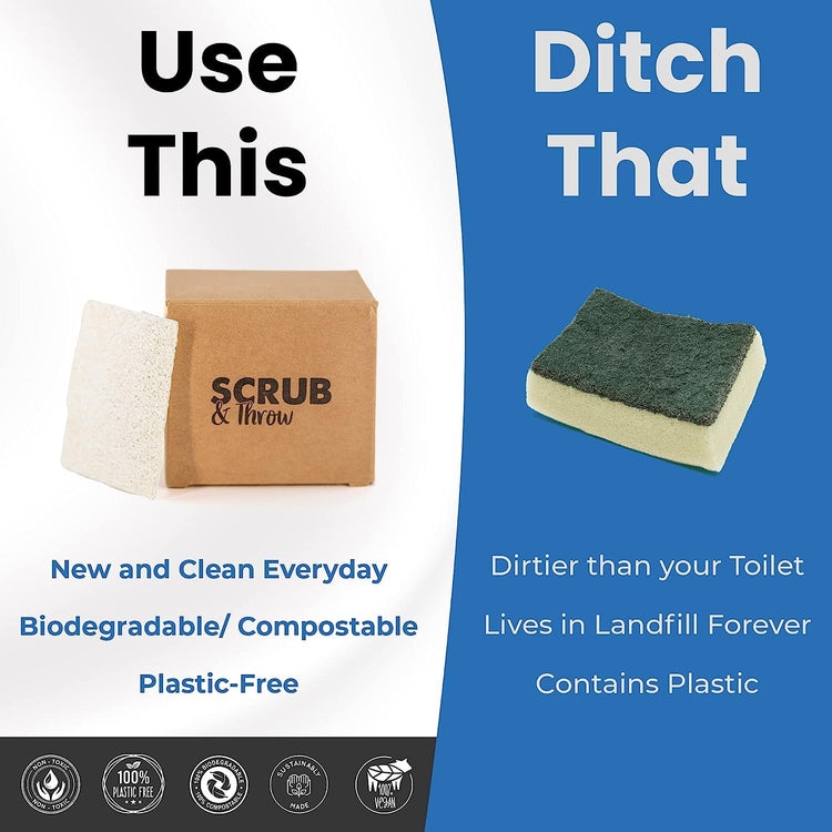 Loofah Scrub Sponge (30 Count)