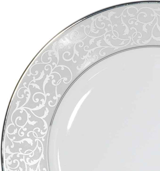 Mikasa Parchment 40-Piece Dinnerware Set, Service for 8, Durable Porcelain Plates, Bowls, and Mugs with Contemporary Design, Dishwasher Safe