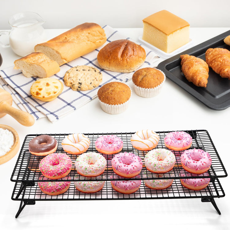 2 Piece Cooling Rack with Collapsible Folding Legs (2 Count)