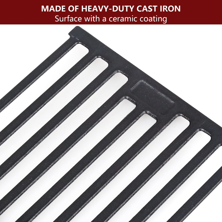 Grill Grates for Char Griller Replacement Parts Cast Iron Chargriller Cooking Grate 2121 2123 2222 2828 3001 3030 3725 4000 5050 5252 5650 9020 Charcoal Smoker Rack BBQ 19 3
