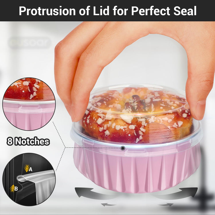 Baking Cups with Lids (60 Count)