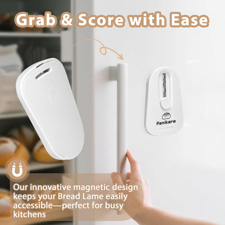 Premium Magnetic Bread Lame & Versatile Bread Scoring Tool