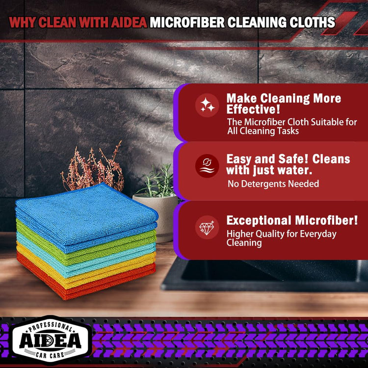 Microfiber Cleaning Cloth 10PK (10 Count)