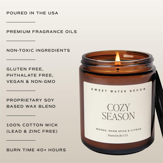 Cozy Season Fall & Winter Candle (9 Ounce)