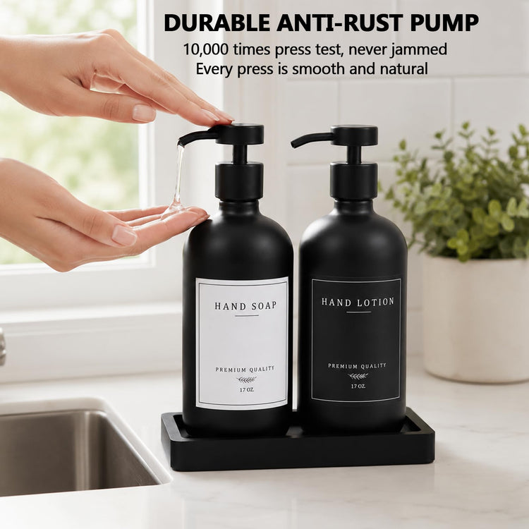 Black Soap Dispenser (2 Count)