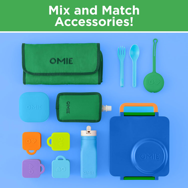 OmieBox Kids Insulated Leakproof Bento Lunch Box with Food Jar