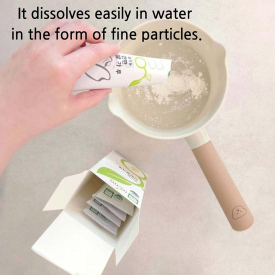mom's Organic Simple Rice Powder Korean Rice Flour for Soup, Congee (Rice + Cabbage) 15g*5stick/box - Nestoria