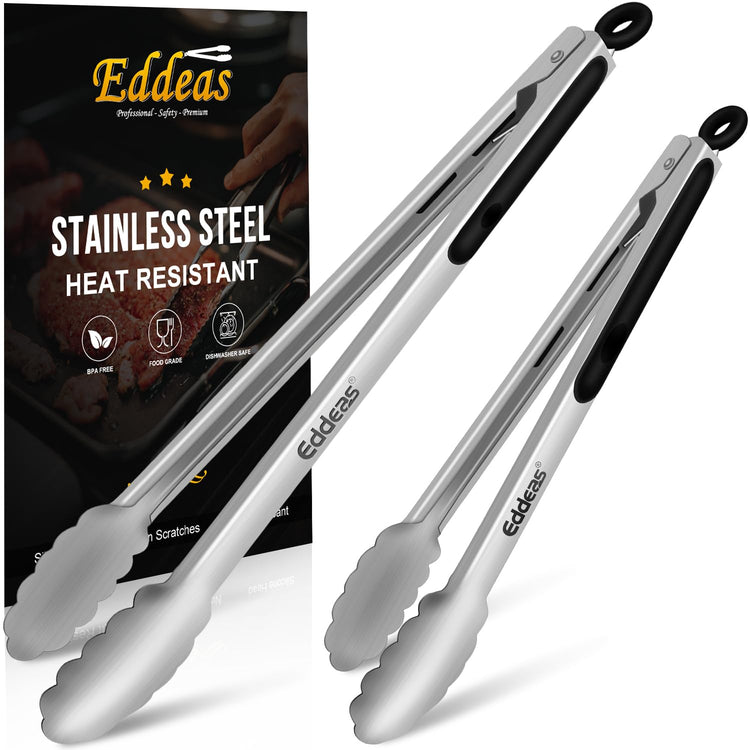 Grill Tongs UP TO 600 °F Extra Long BBQ Tong For Cooking 12" 17 INCH