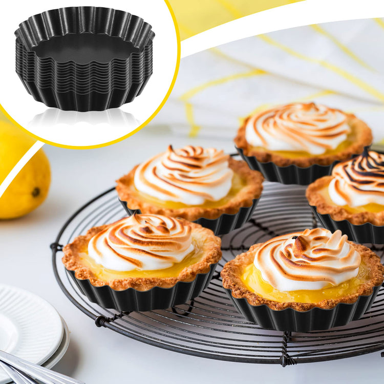 16 Pcs Mini Tart Pans for Baking