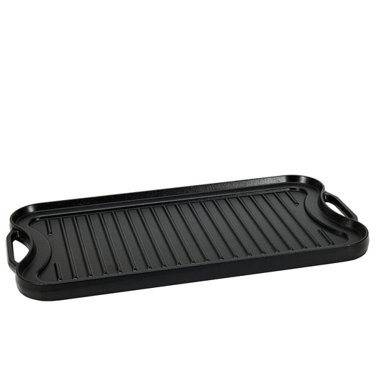 Pre Seasoned Cast Iron Reversible Rectangular Grill