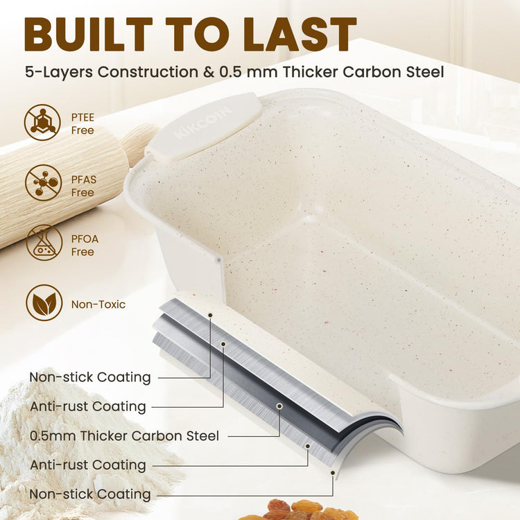 22 PCS Nonstick Baking Pans Set