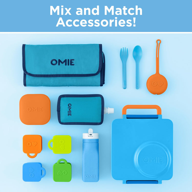 OmieBox Kids Insulated Leakproof Bento Lunch Box with Food Jar