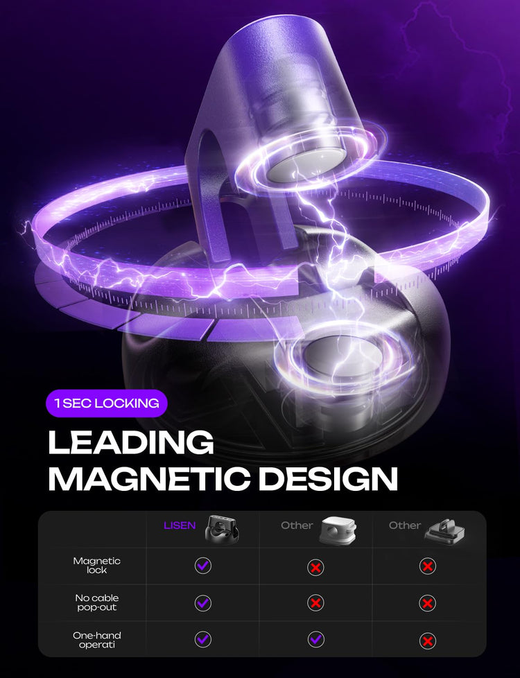 Magnetic Charging Cord Holder 8 (8 Count)