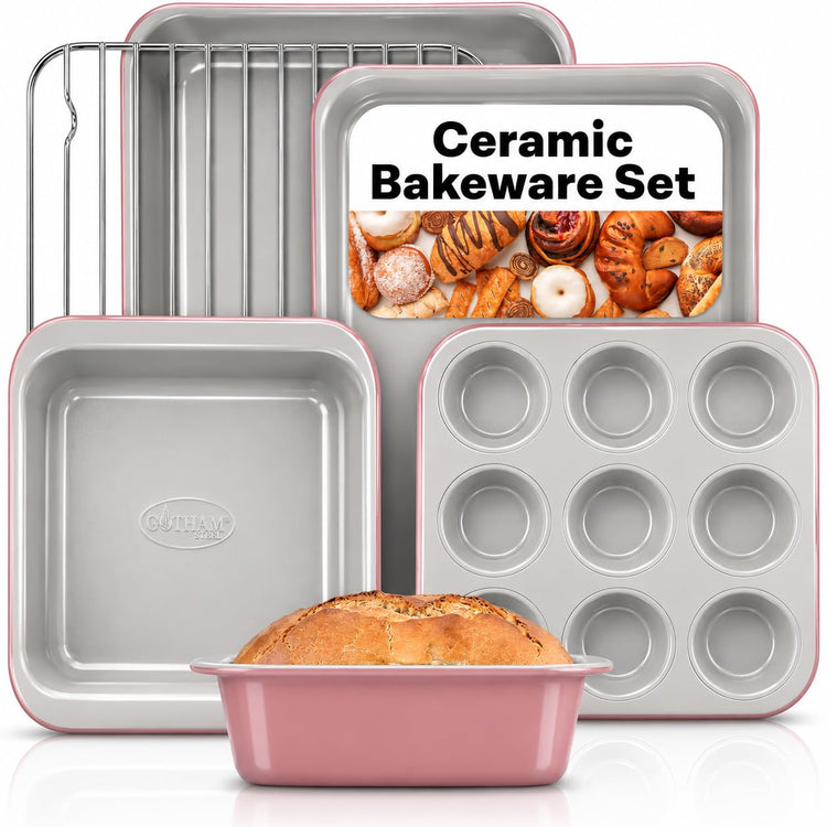 6 Pc Stackable Baking Pans Set (6 Count)