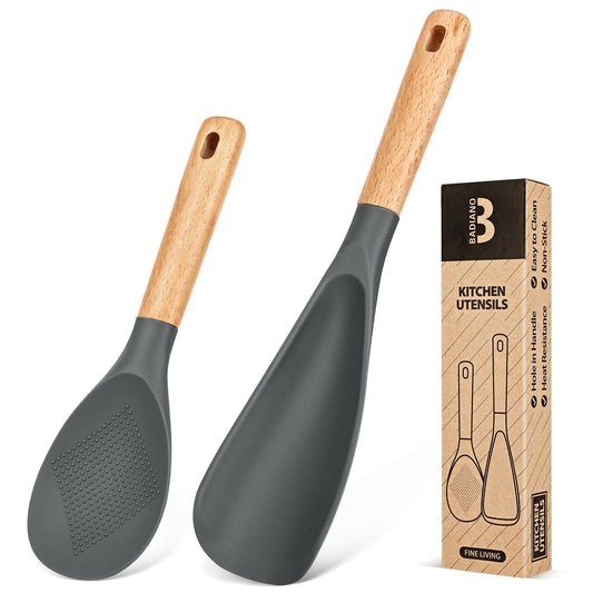 Cooking Spoon and Rice Scooper for Nonstick Cookware