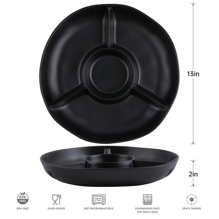 Chip & Dip Serving Tray Set (2 Count)