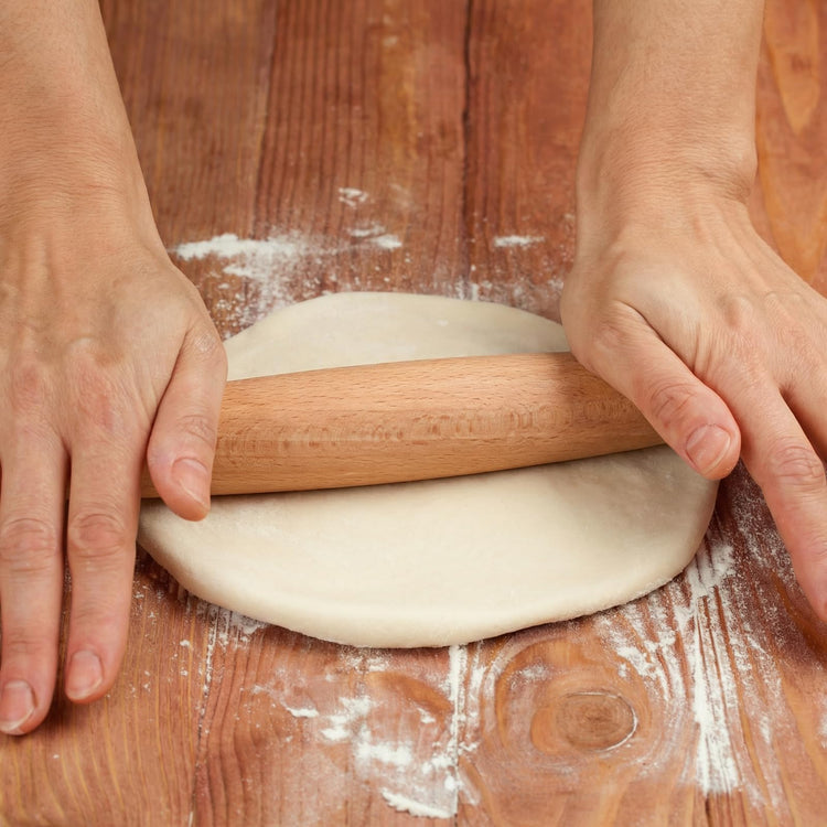 12 Pack 8 Inch Small Wood Rolling Pins (12 Count)