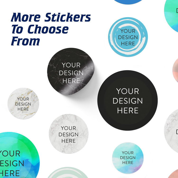 Custom Vinyl Stickers Your Image (100 Count)