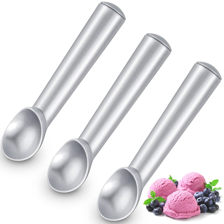 3 Pack Ice Cream Scoops 7 Inch Aluminum Scoop Set (3 Count)