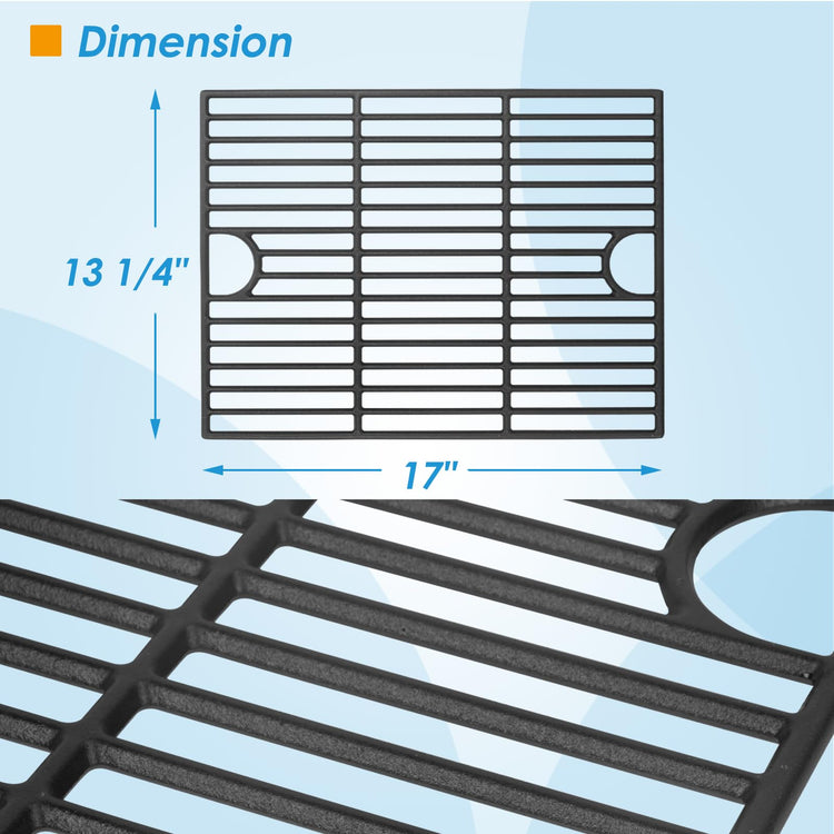 17" Grill Grates Replacement Parts for Nexgrill 4 (2 Count)