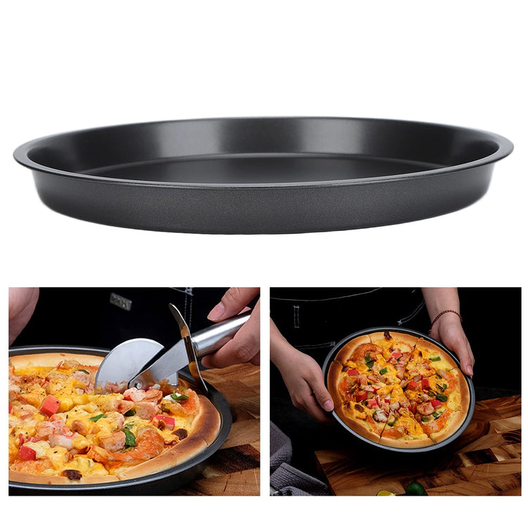 2Pcs 12 inch Pizza Pan for Oven (2 Count)