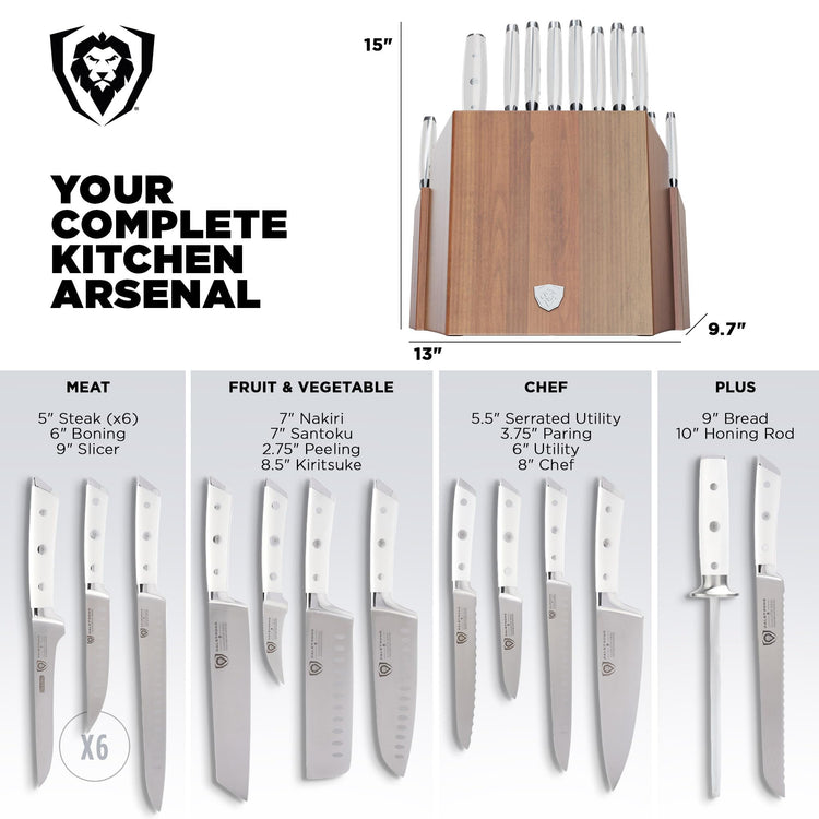 18 Pc Colossal Knife Block Set (18 Count)
