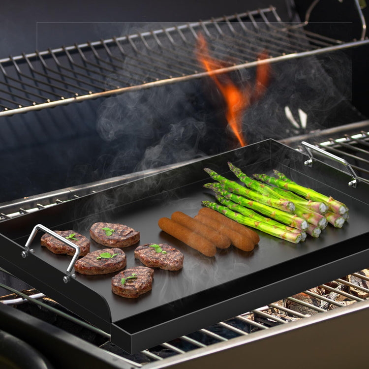 25" x 16.5" Nonstick Carbon Steel Griddle for Gas