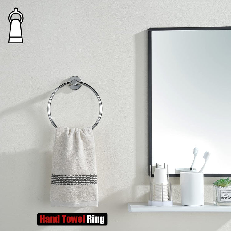Chrome Towel Ring