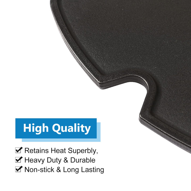 7034 Cast Iron Griddle Plate for Weber Traveler 9010001 Gas Grill