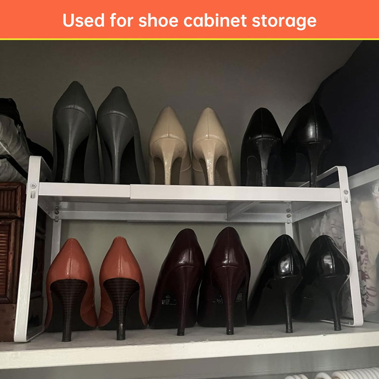 Adjustable Kitchen Shelf Organizer 9" (2 Count)