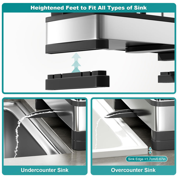 Sponge Holder for Kitchen Sink