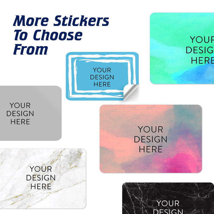 Custom Vinyl Stickers Your Image (100 Count)