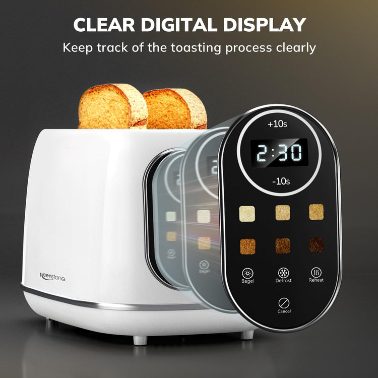 Smart Touch Screen Toaster 2 Slice