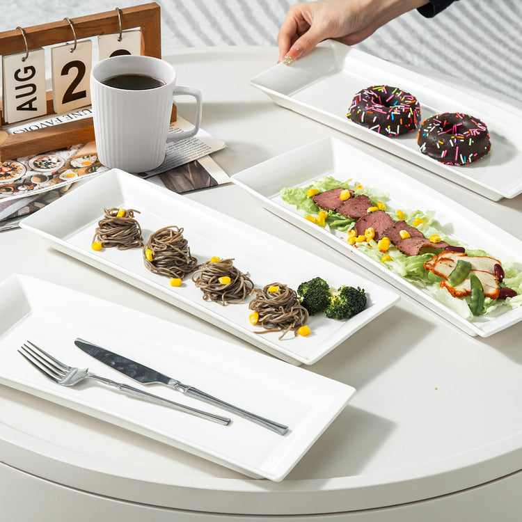 14" Rectangular Platters Set of 4 (4 Count)