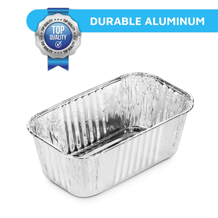 Aluminum Disposable Loaf Pans (50 Count)