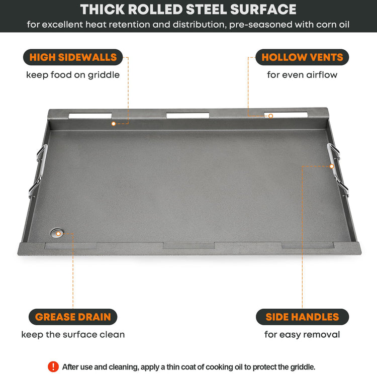 Griddle Insert with Manifold Kit for Masterbuilt Gravity 1050
