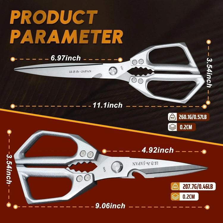 Heavy Duty Kitchen Shears (2 Count)
