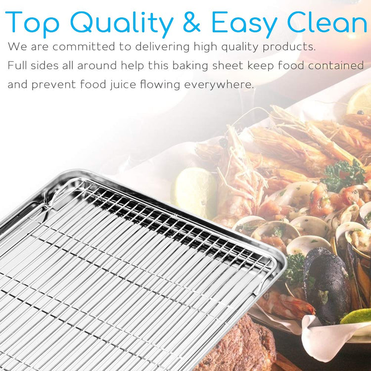 Cookie Sheet and Cooling Rack Set