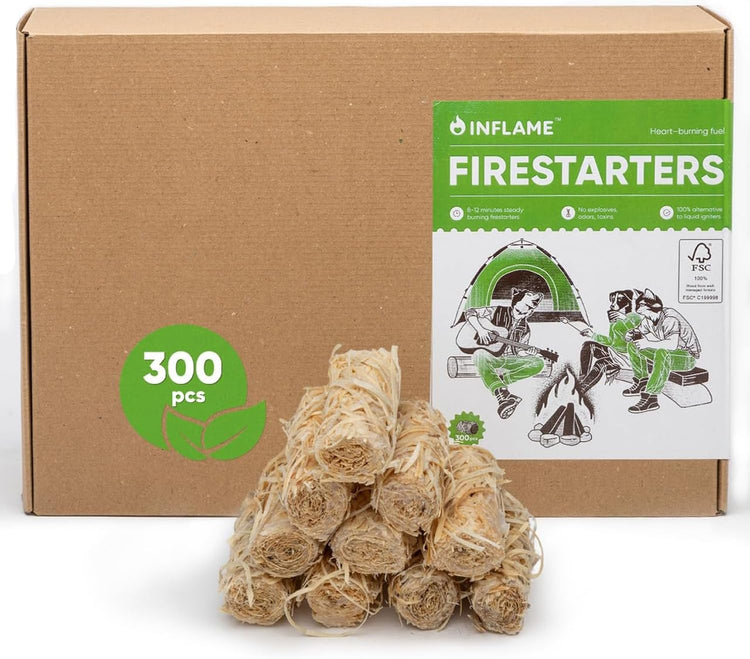 Fire Starters 300 pcs (300 Count)
