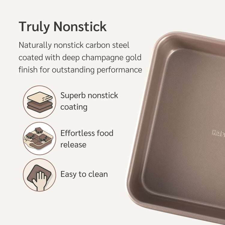 9 x 9 inch Square Baking Pan Nonstick