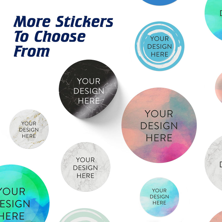 100 Custom Vinyl Stickers (100 Count)