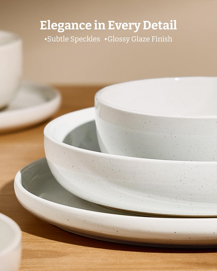 Milkyway 12 Piece Stoneware Dinnerware Set