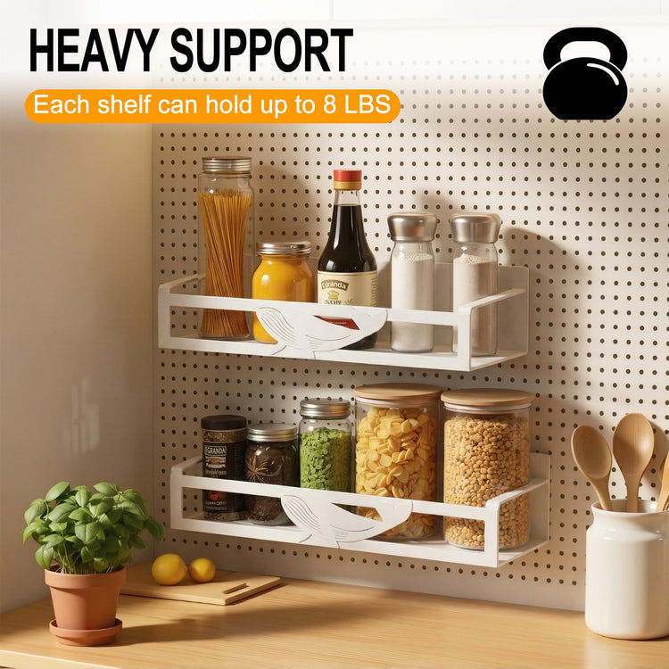 Magnetic Spice Rack for Refrigerator (4 Count)