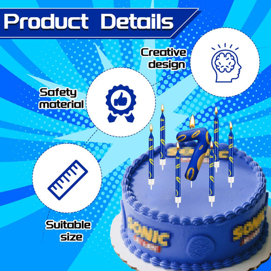 13PCS Birthday Cake Candles Set (13 Count)